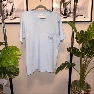 Rowdy Gentleman Blue Short Sleeve T Shirt Election Tee Ronald Reagan Size XL